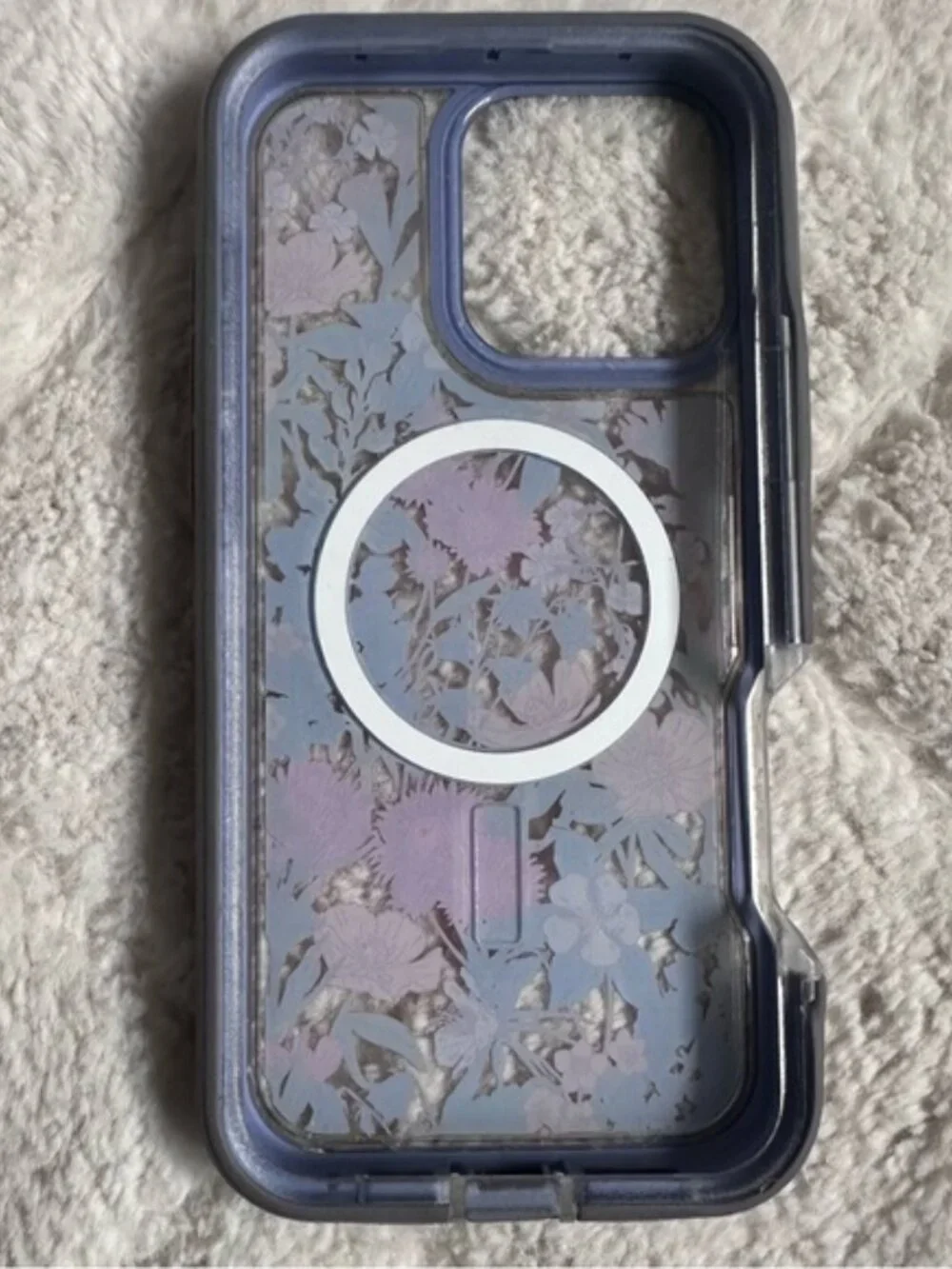 Otterbox | Floral Purple Defender Series XT Clear Case | iPhone Pro 16 Max
